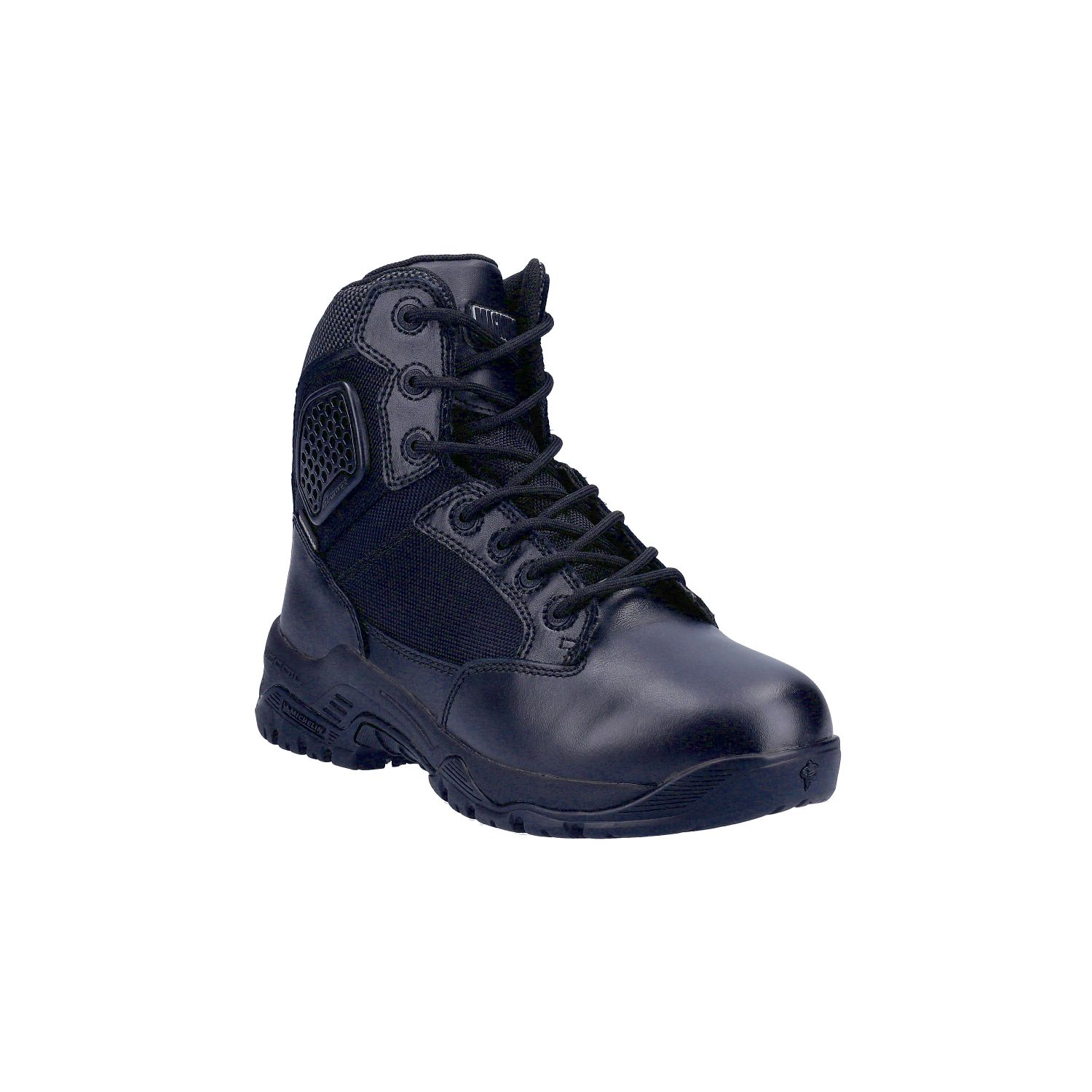 Magnum Strike Force 6.0 Size 8 Black Waterproof Non Safety Work Boots (486JT)