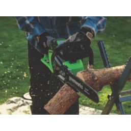 Greenworks GWGD40CS15 40V Li-Ion  Brushless Cordless 35cm Chainsaw - Bare