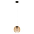 Eglo Venezuela Single Pendant Light Black/Gold