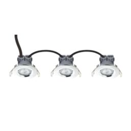 LAP  Fixed  LED Downlights Chrome 4.5W 400lm 10 Pack