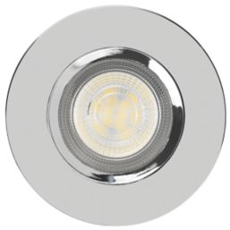 LAP  Fixed  LED Downlights Chrome 4.5W 400lm 10 Pack