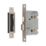 Smith & Locke Fire Rated  Satin Nickel Bathroom Lock 76mm Case - 57mm Backset