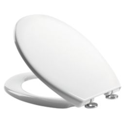 Dakar Soft-Close with Quick-Release Toilet Seat Thermoset Plastic White