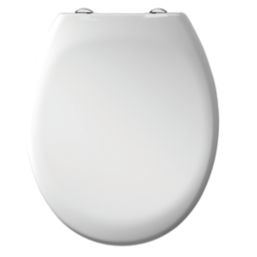 Dakar Soft-Close with Quick-Release Toilet Seat Thermoset Plastic White