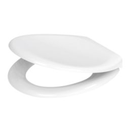 Dakar Soft-Close with Quick-Release Toilet Seat Thermoset Plastic White