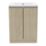 Newland  Double Door Floor Standing Vanity Unit with Basin Effect Natural Oak 600mm x 450mm x 840mm