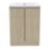 Newland  Double Door Floor Standing Vanity Unit with Basin Effect Natural Oak 600mm x 450mm x 840mm