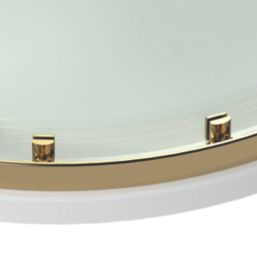 ETAL  Framed Offset Quadrant Shower Enclosure & Tray RH Brushed Brass 1180mm x 780mm x 1940mm