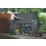 Trimetals Storeguard 6' 6" x 3' (Nominal) Pent Metal Shed with Base Anthracite Grey