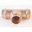 Conex Banninger B Press Gas  Copper Press-Fit Equal Tees 28mm 5 Pack