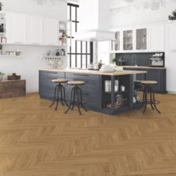 Kraus Weaveley Light Oak Wood-Effect LVT Flooring 2.34m²