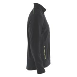 Blaklader  Microfleece Jacket Black/Hi-Vis Yellow Small 36" Chest