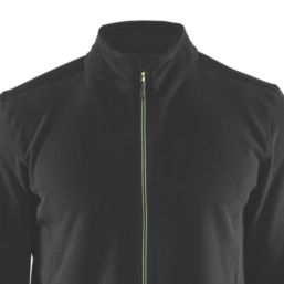 Blaklader  Microfleece Jacket Black/Hi-Vis Yellow Small 36" Chest