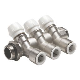 JG Speedfit 3 Port Modular Manifold Silver