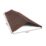 Onduline Red Corrugated Bitumen Edge Piece 1000mm x 410mm