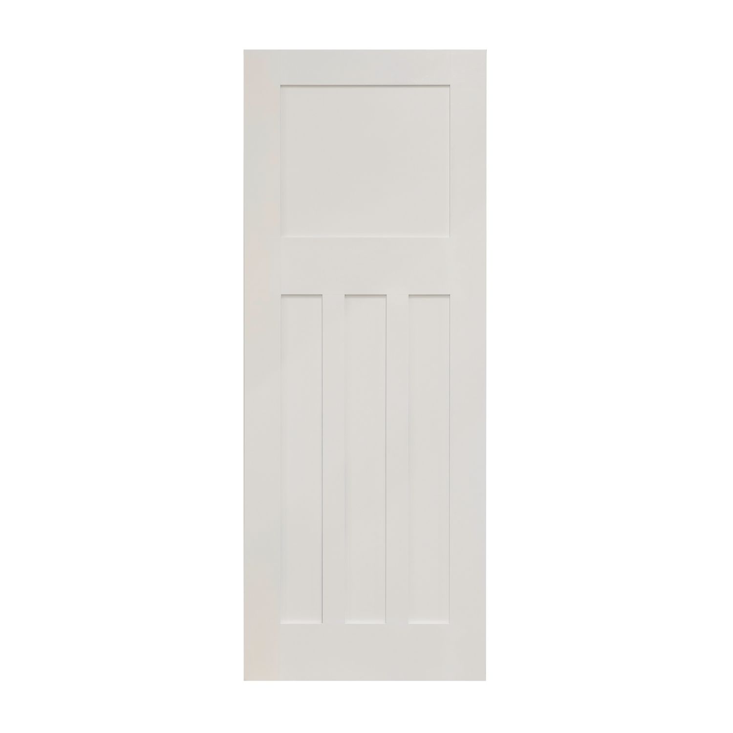Primed White Wooden 4-Panel Shaker Internal Edwardian-Style Door 1981mm x 686mm (487FA)