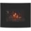 Focal Point Lexington Black Remote Control Wall-Hung Electric Fire 660mm x 520mm
