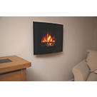 Focal Point Lexington Black Remote Control Wall-Hung Electric Fire 660 x 520mm