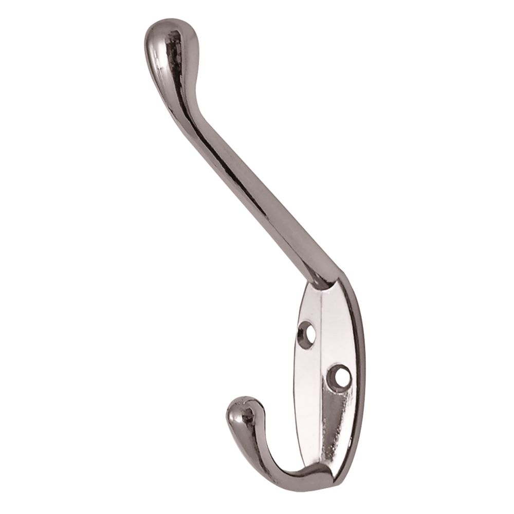 Smith Locke Hat Coat Hook Polished Chrome 90mm Screwfix