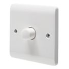 Crabtree Instinct 1-Gang 2-Way  Dimmer Switch  White