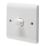 Crabtree Instinct 1-Gang 2-Way  Dimmer Switch  White