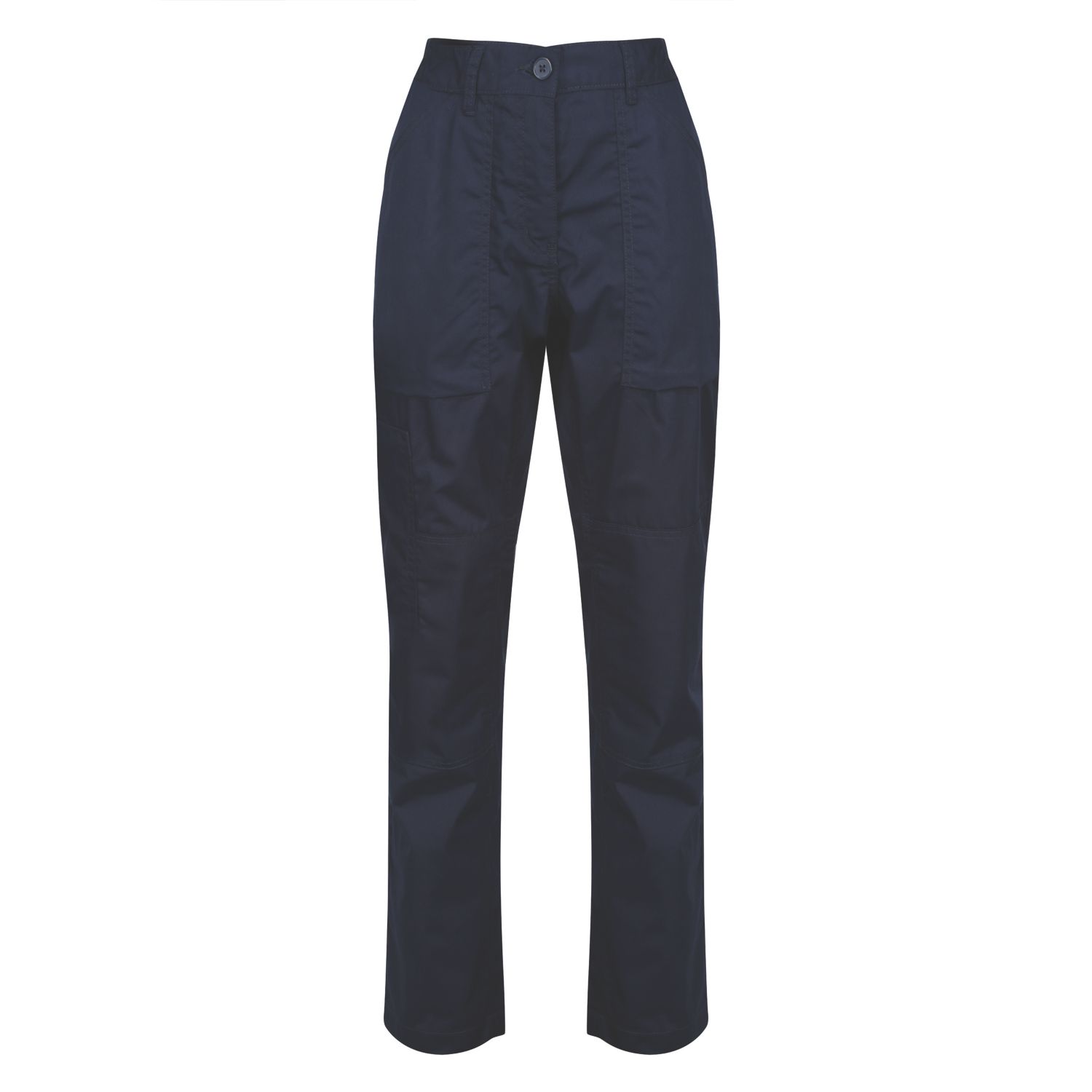 Regatta Action Womens Work Trousers Navy Size 16 29" L (487HY)