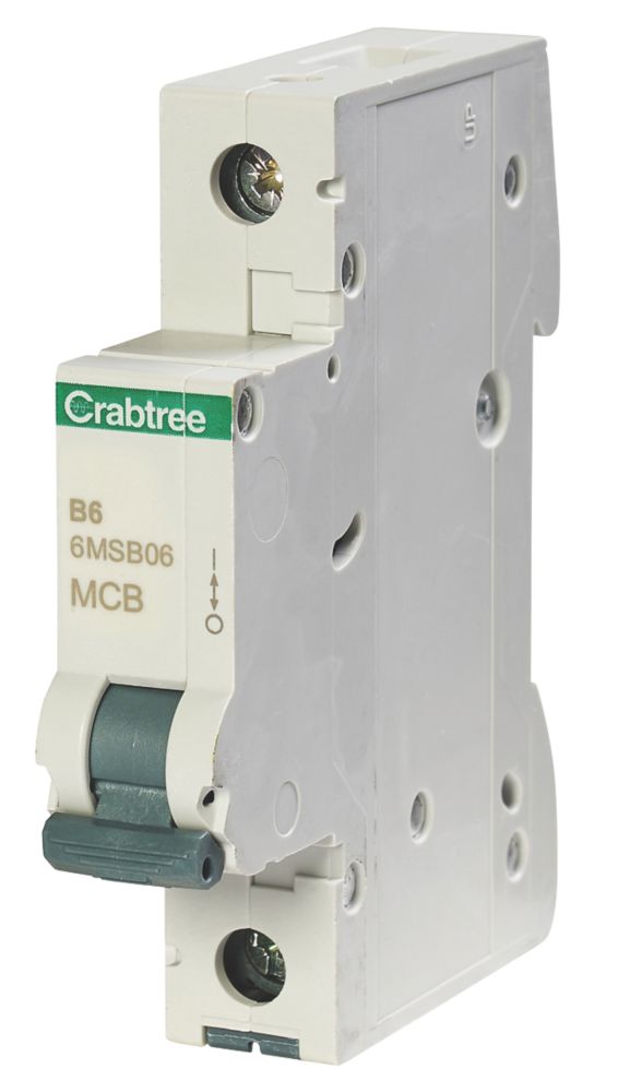 Crabtree Loadstar 6A SP Type B  MCB