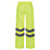 Regatta Pro Hi Vis Packaway Trousers Elasticated Waist Yellow XXX Large 48" W 32" L