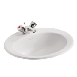 Armitage Shanks Sandringham 21 Countertop Washbasin 1 Tap Hole 500mm