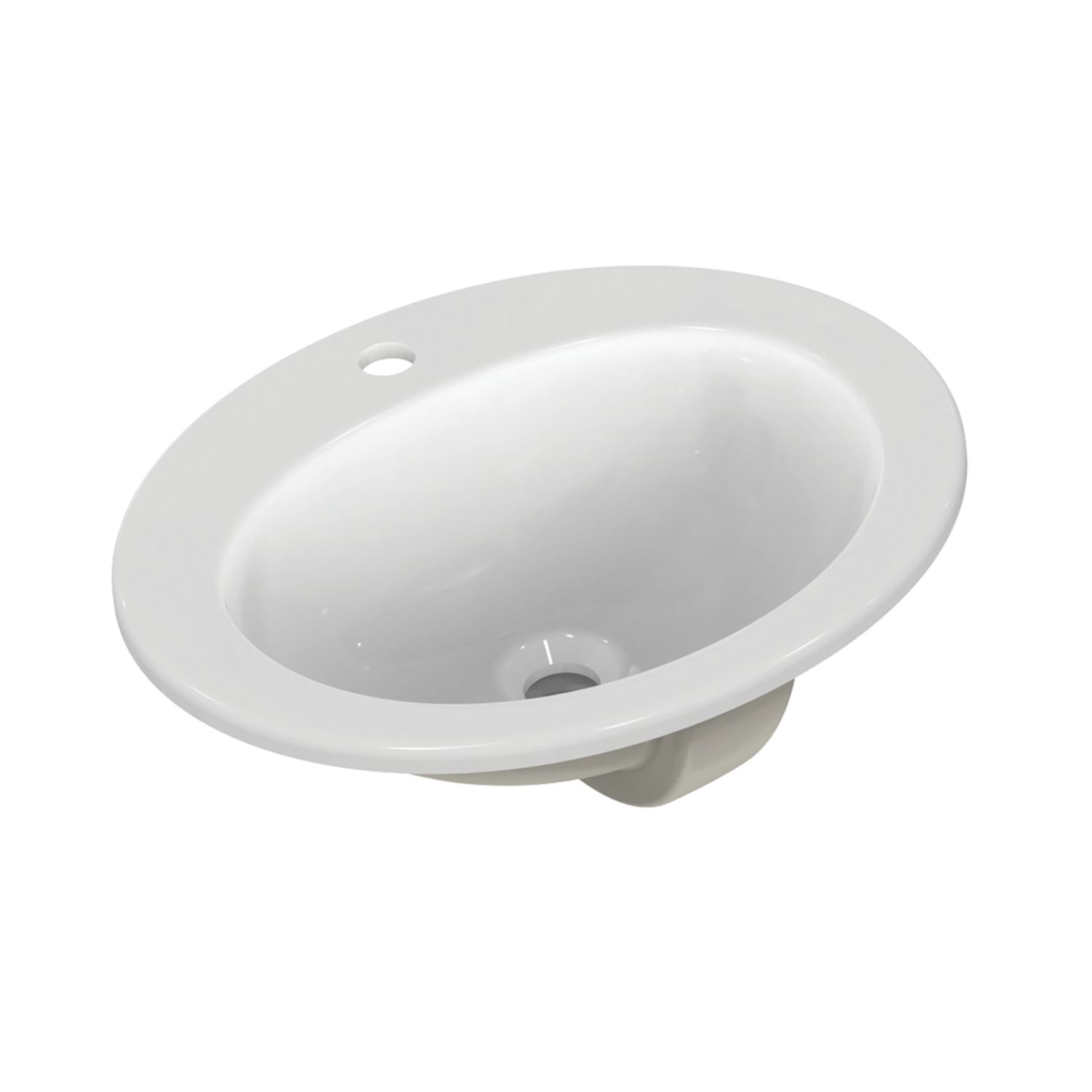 Armitage Shanks Sandringham 21 Countertop Washbasin 1 Tap Hole 500mm (487JY)