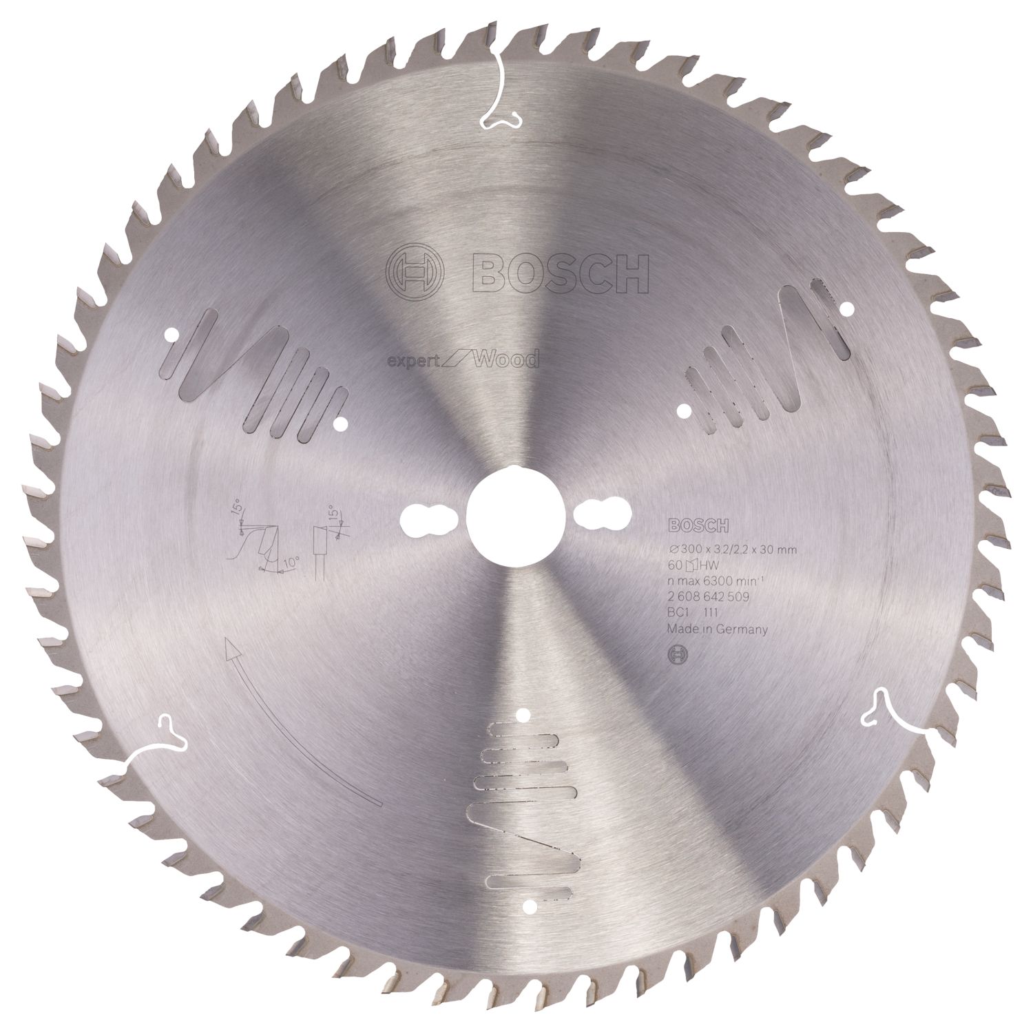 Bosch Expert Wood Circular Saw Blade 300mm x 30mm 60T (487KP)