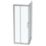 Armitage Shanks Connect 2 Framed Square Corner Entry Enclosure   Glass & Chrome 755mm x 800mm x 1965mm
