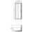 Armitage Shanks Connect 2 Framed Square Corner Entry Enclosure   Glass & Chrome 755mm x 800mm x 1965mm
