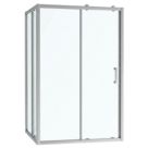 Armitage Shanks Connect 2 Framed Square Corner Entry Enclosure   Glass & Chrome 755mm x 800mm x 1965mm