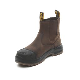 DEWALT East Haven Size 12  Brown Water-Resistant Steel Toe Cap Safety Dealer Boots