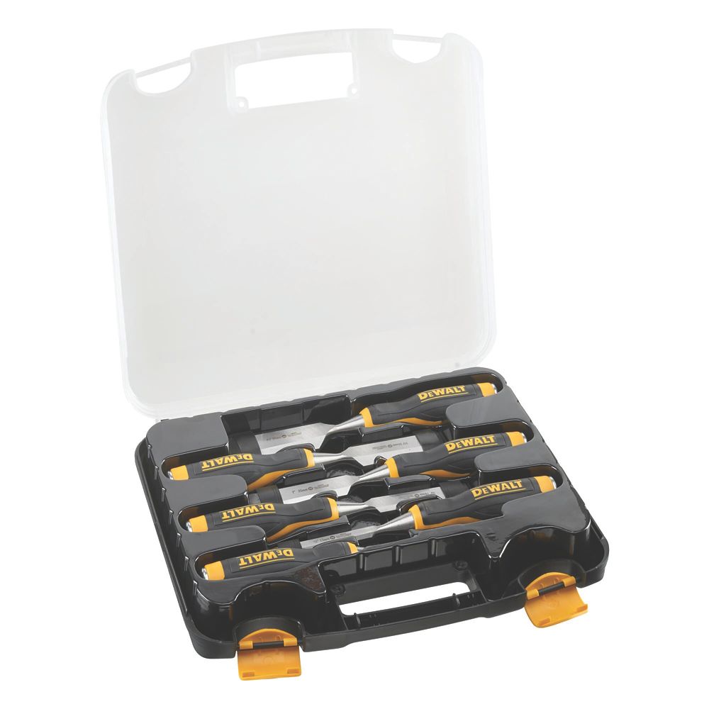 DeWalt Bevel Edge Chisel Set 6 Pieces Screwfix