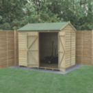 Forest Beckwood 7' 6" x 6' (Nominal) Reverse Apex Shiplap Timber Shed with Assembly