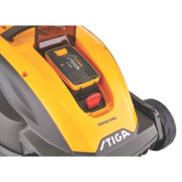 Stiga Combi 340e Kit 48V 1 x 4Ah Li-Ion E-Power Brushless Cordless 38cm Hand-Propelled Rotary Lawn Mower