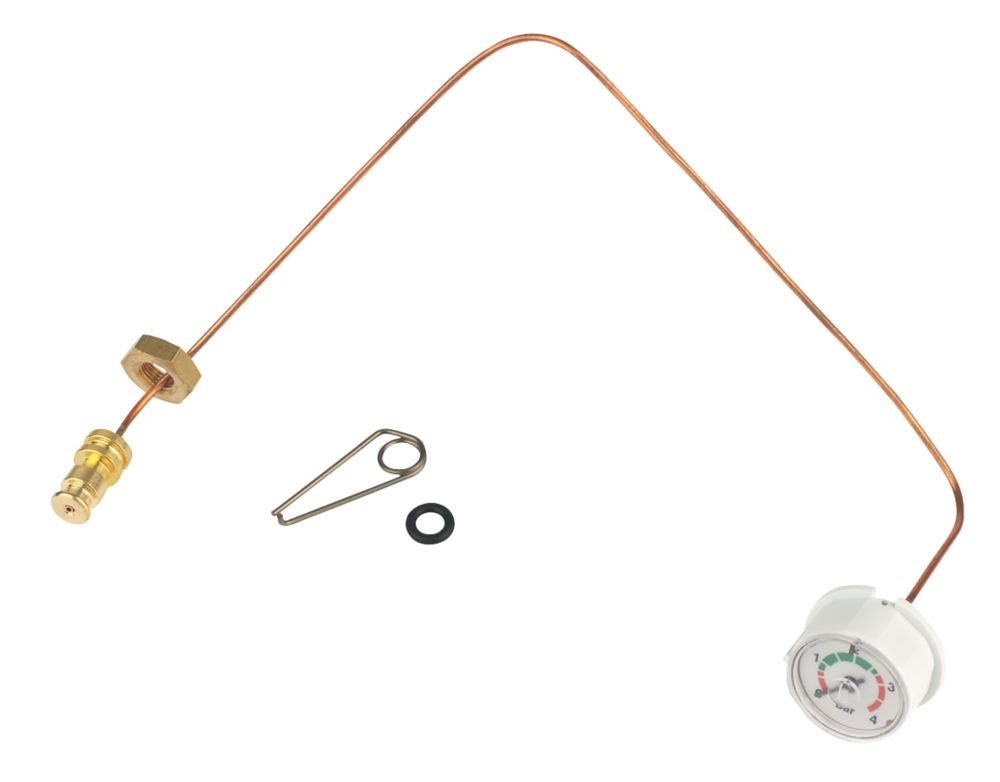 Worcester Bosch 87172081070 Pushfit/Brass Nut Type Pressure Gauge