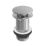 ETAL Unslotted Mushroom Push Button Basin Waste Chrome 66mm