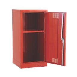 Barton  1-Shelf Pesticide Cabinet Red 457mm x 457mm x 915mm