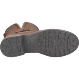 Cotswold Kinsham Size 8 Womens Tan Waterproof Lace & Zip Non Safety Work Boots