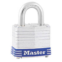 Master Lock 3EURD Laminated Steel  Water-Resistant   Padlock 40mm