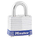 Master Lock 3EURD Laminated Steel  Water-Resistant   Padlock 40mm