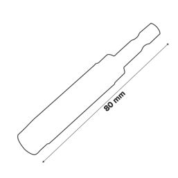 Erbauer Stubby 1/4" Hex Retracting Bit Holder 80mm