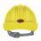 JSP EVO2 Mid Peak Slip-Ratchet Vented Safety Helmet Yellow