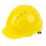 JSP EVO2 Mid Peak Slip-Ratchet Vented Safety Helmet Yellow