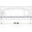 Croydex Straight Shower Curtain Rail Aluminium White 1100-2600mm