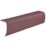 Corrugated Bitumen Edge Piece  Red 1000mm x 2.2mm x 330mm