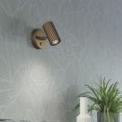 Eglo Portillo Cylindrical 1-Light Spotlight Bronze